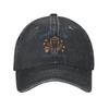 Cats Coffee Lover Baseball Cap Vintage Distressed Washed  Snapback Cap for Men Women Outdoor Activities Adjustable Caps Hat