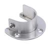 Thickened Stainless Steel Clothes Curtain Rod Round Tube Closet Wardrobe Clothes Rail Support Rod End Support Pole Flange