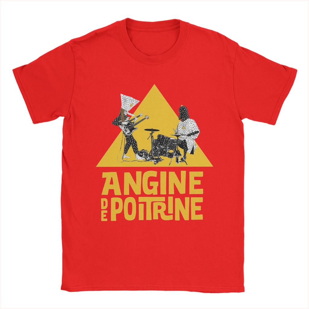 Angine De Poitrine T Shirts Unisexs Pure Cotton Unique TShirt Crewneck Tees Short Sleeve Clothing Plus Size