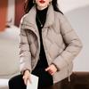 Women's cotton-padded clothes winter new stand-up collar short down cotton clothes loose and thickened women's bread clothes jacket