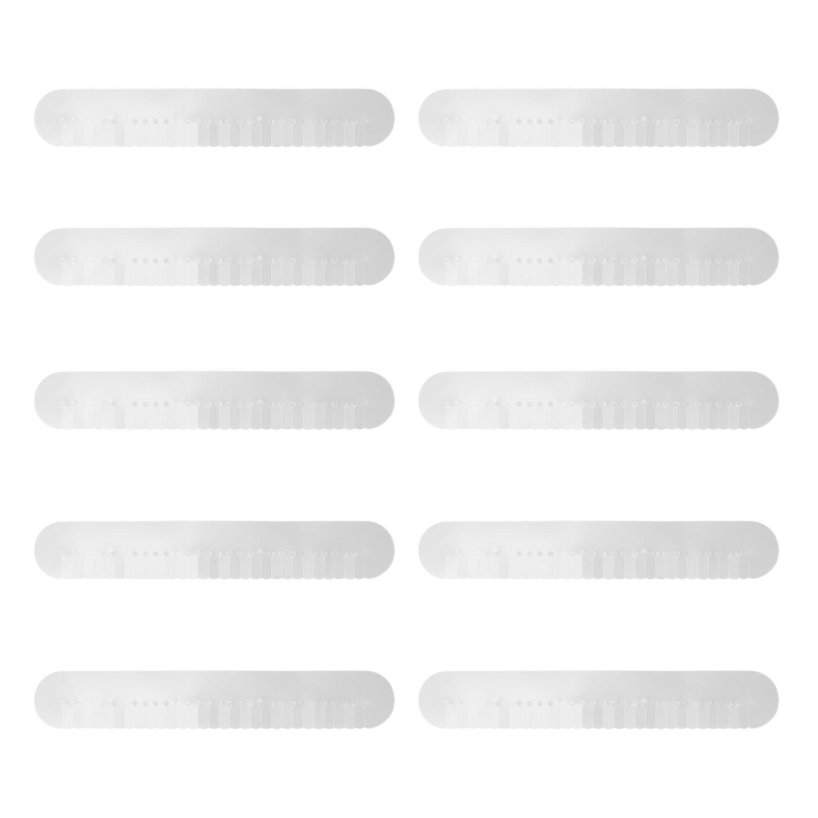 

10 шт. Теплозащитный экран с длинной полосой и несколькими отверстиями, теплоизоляционный инструмент для волос