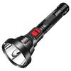 USB Rechargeable Long-Range LED Flashlight with Power Display