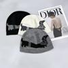 25 Early Autumn New Cold Hat Men's and Women's Jacquard Hat Knitted Hat Embroidered Sausage Puppy Trend Wool Hat