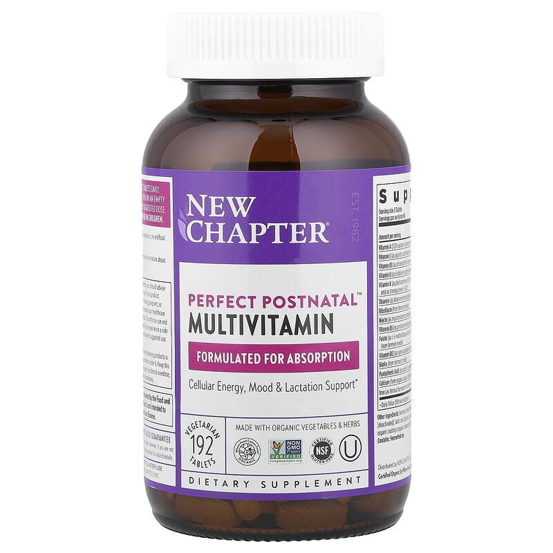 Perfect Postnatal™ Multivitamin, 192 Vegetarian Tablets
