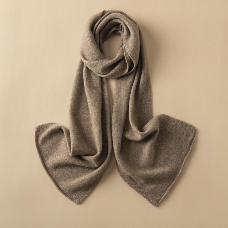 Women's 100% Pure Cashmere Scarf - Autumn/Winter Lightweight Knitted Fashion Accessory