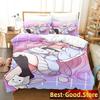 Top Anime Nyatasha Nyanners Bedding Set Printed Bed Set With Pillowcase Bed Duvet Cover Soft Single Double Queen Super King Size