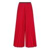 Pantaloni gonna comodi casual larghi a gamba larga da donna, estivi, design plissettato con effetto fluttuante