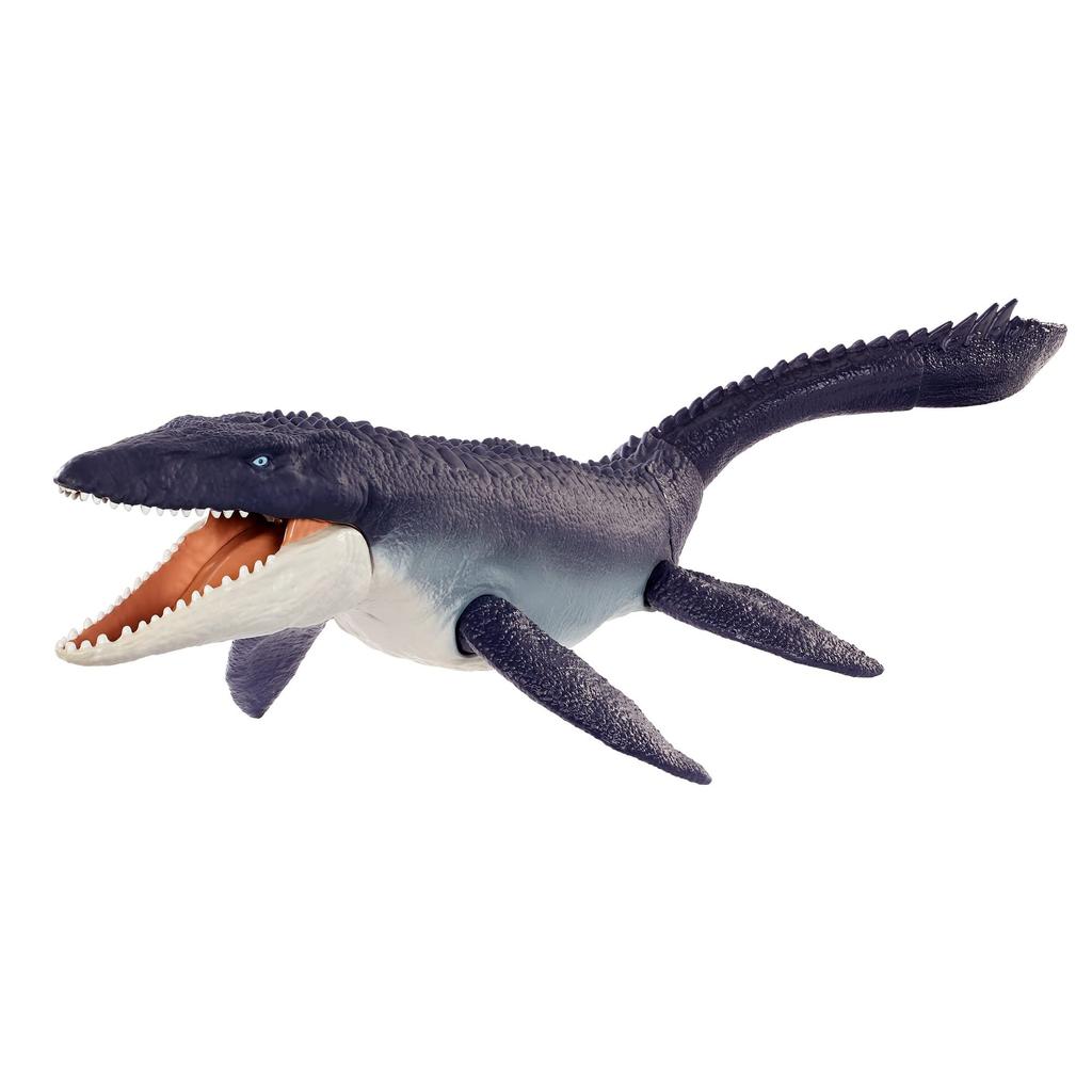Mattel Jurassic World (JURASSIC WORLD) Conqueror of the Sea Mosasaurus [Total Length: Approx. 75cm] [Ages 4 and Up] HNJ56 Navy Large