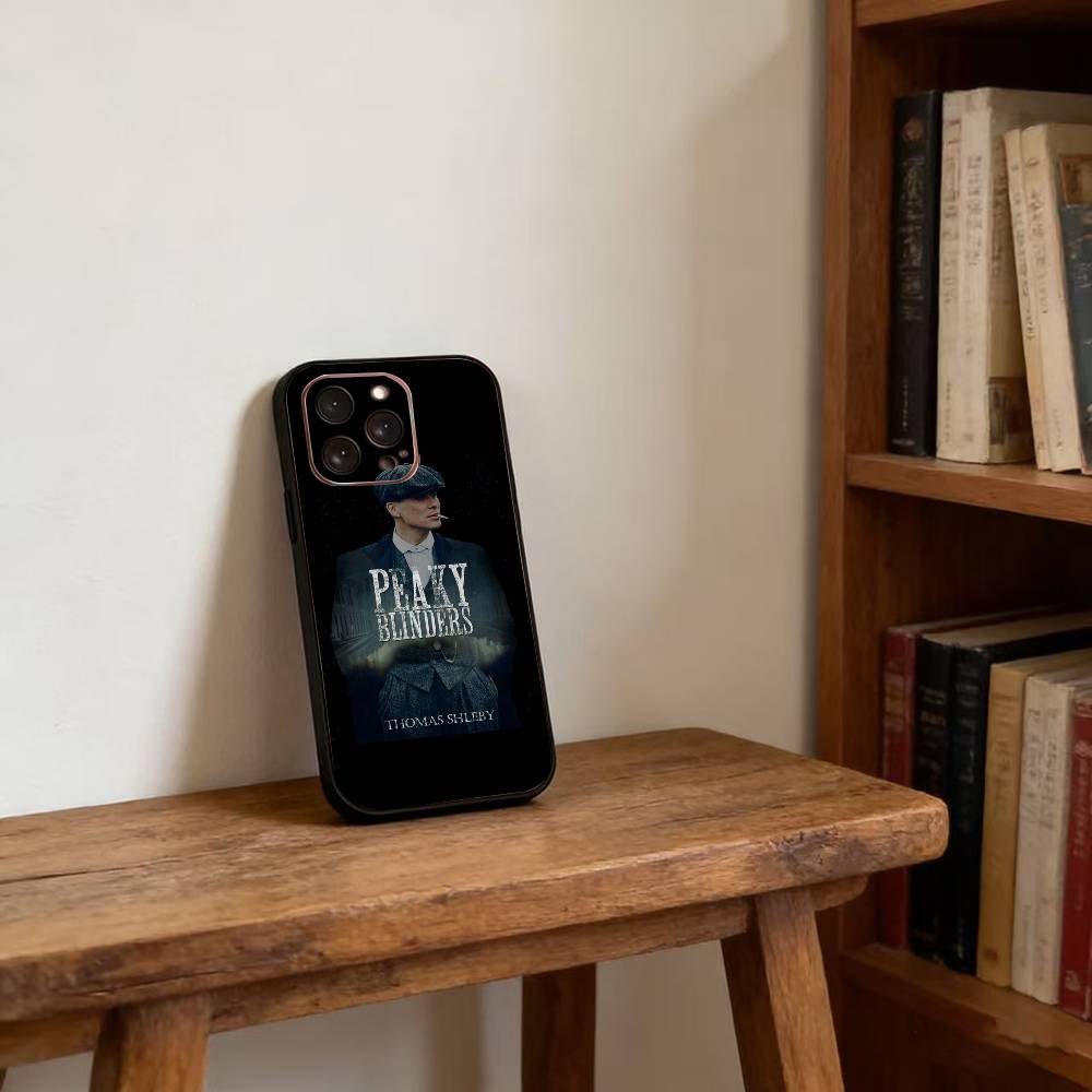 Film P-Peaky B-Blinders Handyhülle Für iPhone 17, 16,15,14,13,12,11 Plus,Pro Max, Andere Weiche Schwarze Hülle
