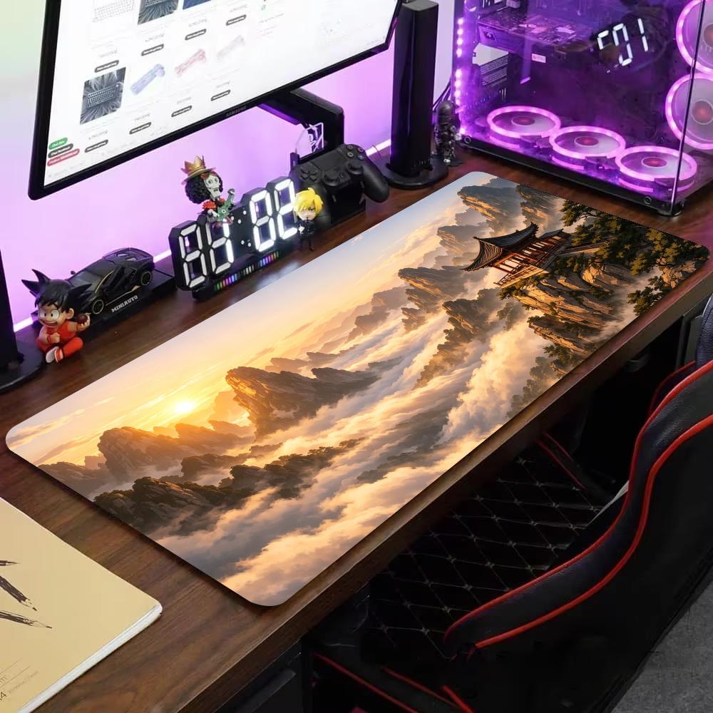 Landscaping Patterns Mouse Pad Computer Accessories Office Game Table Mats Rubber AntiSlip Gaming Keyboard Mousepad Desk Pads