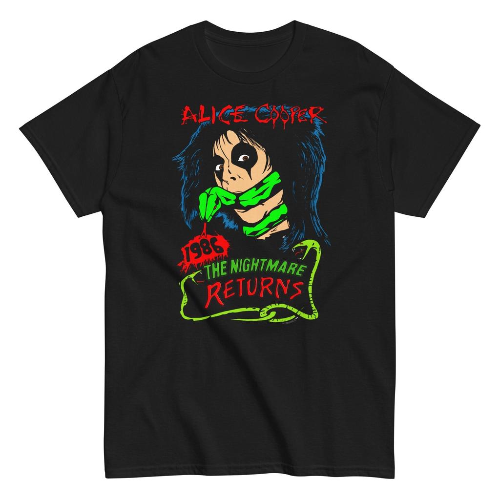 Alice Cooper - Nightmare Returns Unisex T-Shirt Graphic Tee