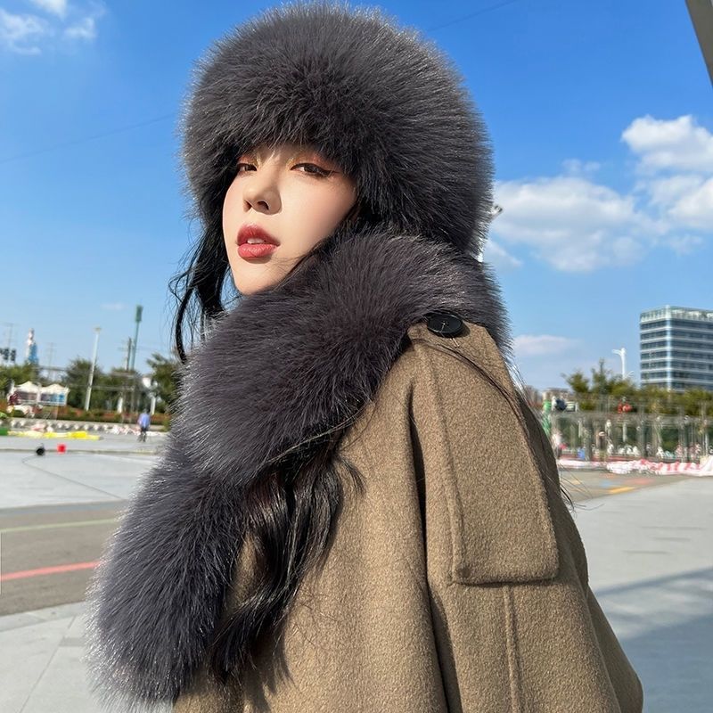 Winter Neuer Schal Hut Warmhaltend und Kältefest All-Matching Hut