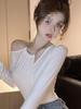 Oversized Chain T Shirt With Asymmetric Design For Casual Women Wear