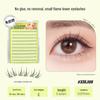Yelix Thick Cat-Eye False Eyelashes: Natural, Segmented, Glue-Free Lower Lashes