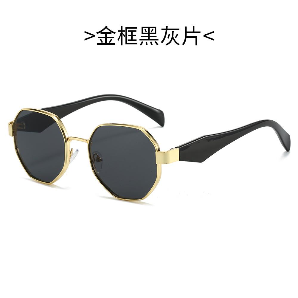 Trendy Polygon Metal Sunglasses For Women & Men New Fashion Glasses With Decorative Elements Stylish Shades For Every Occasion