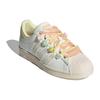 Adidas Originals SUPERSTAR Abrasion Resistant Low Top Skateboard Shoes Women's White Yellow Sneakers IF1805