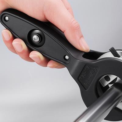 Ratcheting Pipe Cutter Tubing Fast Pipe Close Quarters Hose Cutting Tool Cutter One-Hand Cutter for Precise Cutting PVC
