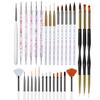 31Pcs Nail Brush Pen Set Nail Art Liner Brush UV Gel Painting Acrylic Nail Tool