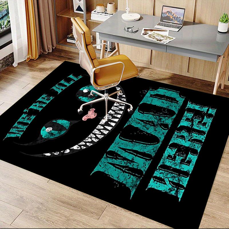 1pc we're all mad here Carpet, Office Rug Outdoor Mat Home Decor Area Carpet Festival