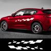Universal Car Door Side Lattice Graphics Stickers Vinyl Film Decor Decals Auto External Tuning Accessories Fit For All Models