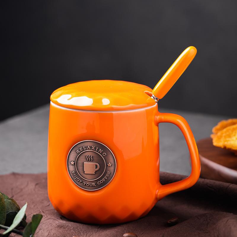 Original Get Bronze Cup Ceramic Cup Coffee Cup Gift Box Set Cup Water Cup Engraving