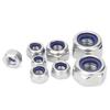 304 Stainless Steel Nylon Self-Locking Anti-Slip Nut DIN985 M3/M4/M6