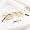 Glasses 9185 Square Polygonal Small Frame Multi-Color Temperament Sunglasses Women, Metal Sunglasses Men