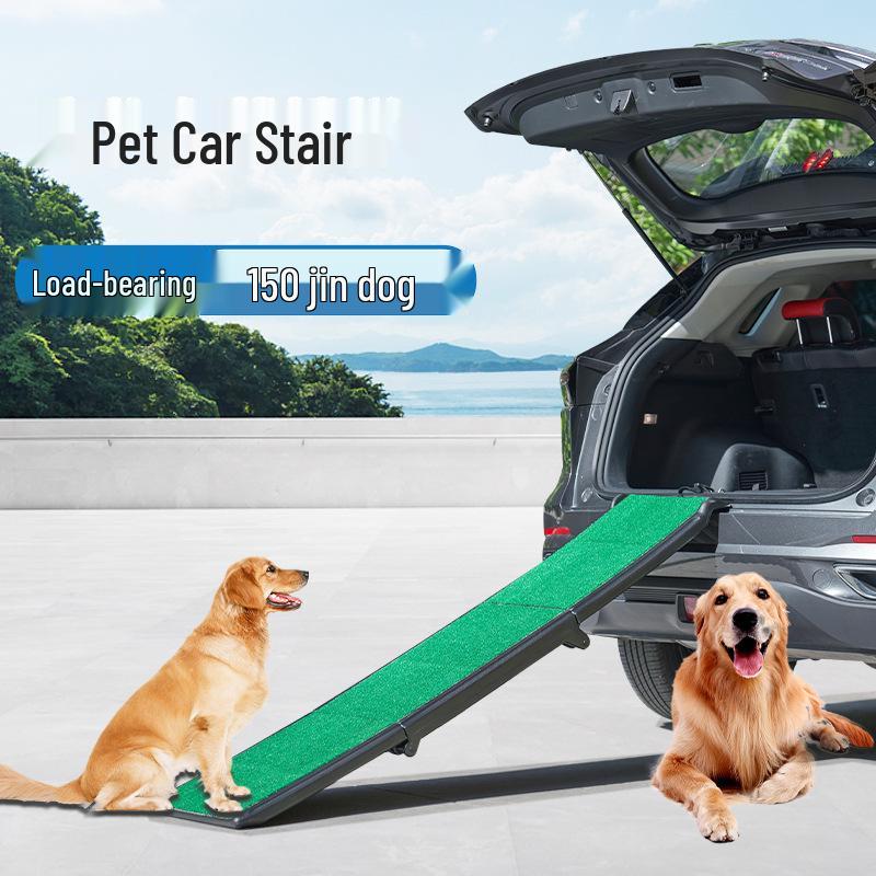 Foldable Anti-Slip Pet Stairs for Large Dogs - Climbing Ladder for Cars