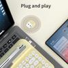 Ajazz AF84 Kancelářská klávesnice 2.4G Přijímač Datový kabelové připojení