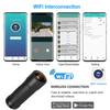 Motorcycle Dash Cam 170° Wide Angle Continuous Recording Remote Control Table Light with Cable