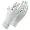 Sun Protection Gloves UV Proof Thin Summer Anti Slip Breathable Sunshade Driving and Riding Touch Screen Ice Silk Gloves for Men and Women