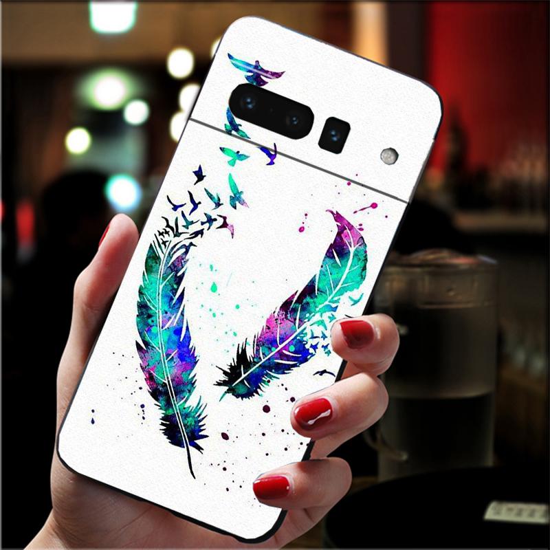 Phone Case For Google Pixel 10 Pro XL 9 Pro XL 9A 8 7 6 Pro Pixel 8A 7A 6A Pixel 8 7 6 5 Feather