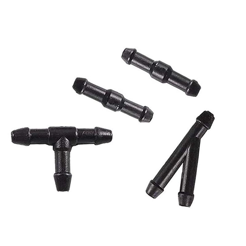 Kit De Réparation Tuyau Lave-glace 4 M - 15 Raccords + Pied-de-biche, Diamètre Int. 4 Mm / Ext. 7 Mm