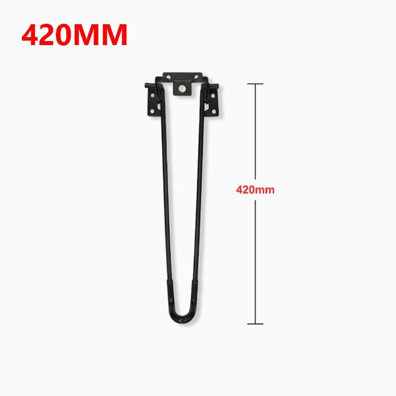1/4Pcs 32/43/50Cm Clamp On Wrought Iron Table Legs Folding Table Legs Rust Proof Sturdy And Durable Screws Included