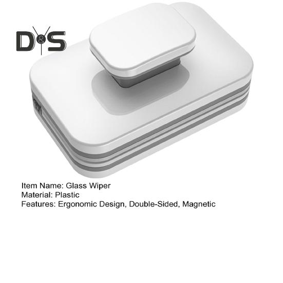 Magnetic Windshield Cleaner Tool Glass Wiper with Ergonomic Handle Double-Sided Window Cleaner Efficient Cleaning Tool