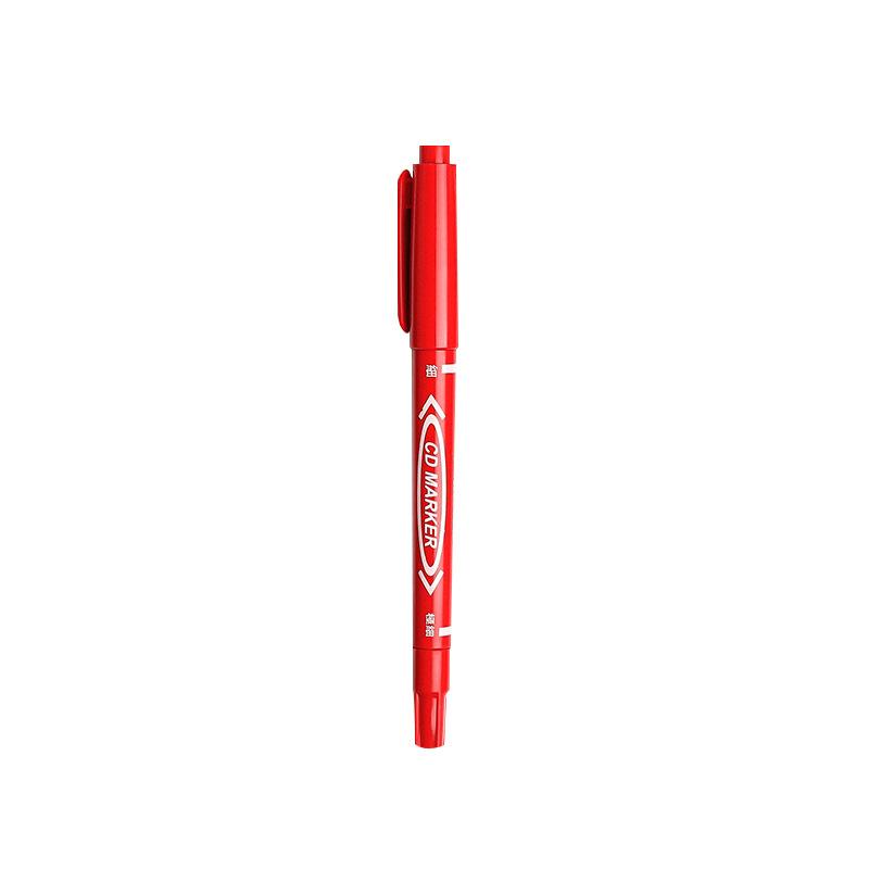 Double Tip Art Black Blue ink Permanent Paint Marker Pen for Plastic Wood Stone Metal Glass Doodling Marking Graffiti
