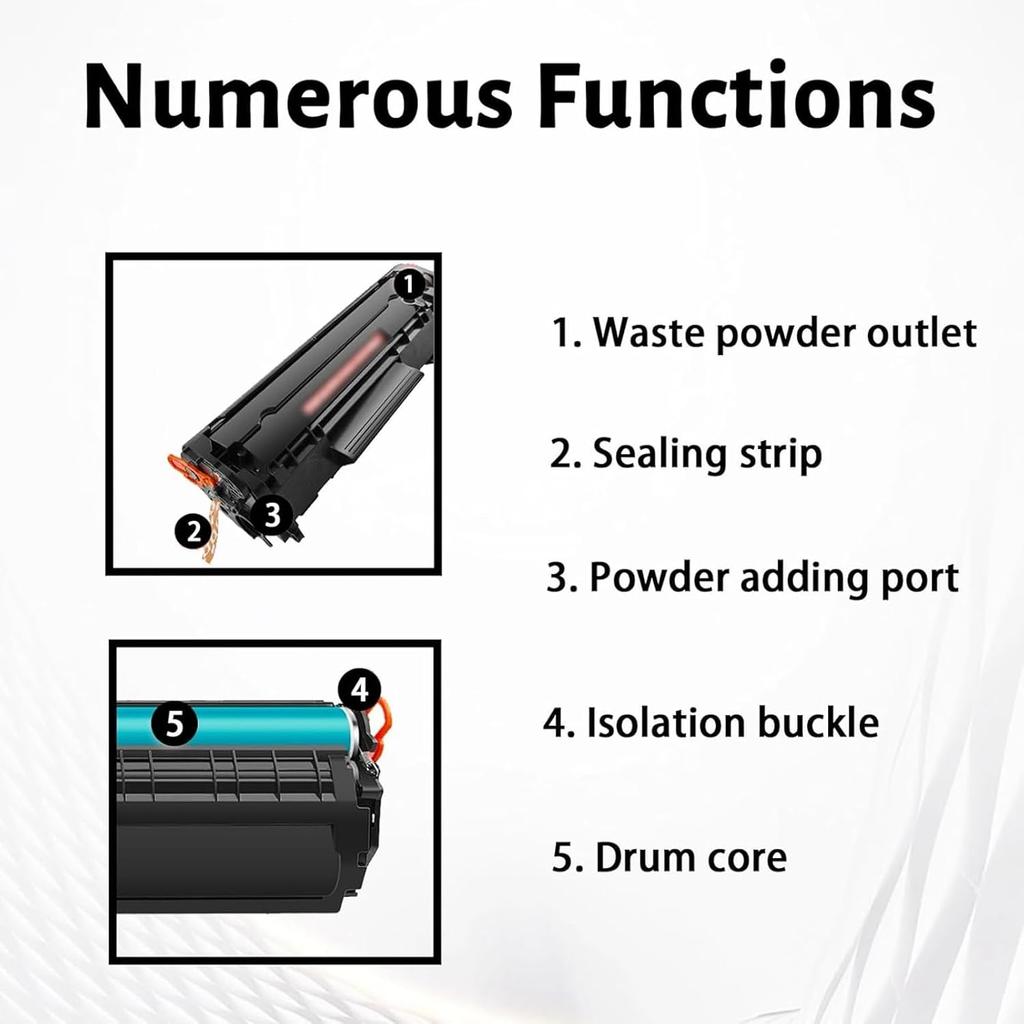 B2236 1.6K Toner Cartridge for Lexmark B2236 B2236dw B2236adw MB2236 B2442 B2442dw B2546dn B2650 B2650dn Printer lexmark b2236dw toner lexmark toner