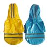PU Dog Hooded Raincoat Towable Small Dog Clothes Stylish Dog Rain Cloak  Puppy