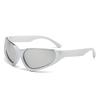 Fashion New Style Oval Unique Y2K Small Frame Sunglasses Retro Men Black Gray Trendy Driving Anti-Ultraviolet Cool Sunglasses