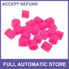 20pcs 22x17x20mm Universal Wheel Lug Nut Bolt - Car - Silicone Fluorescent