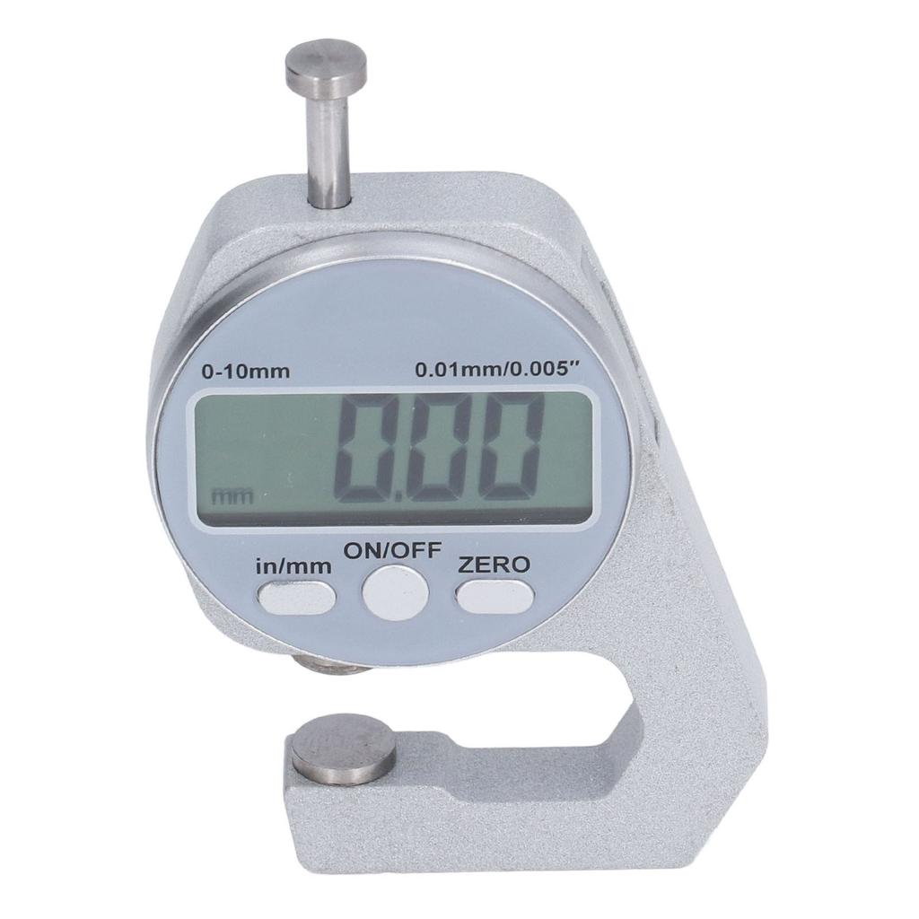Digital Thickness Gauge 0 To 10mm Auto Power Off System Conversion Button Electronic Thickness Meter