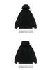 Men's Oversized Retro Waffle Knit Hooded Sweatshirt - Heavy-Weight Casual Jacket for Spring & Autumn by Trendy Brand