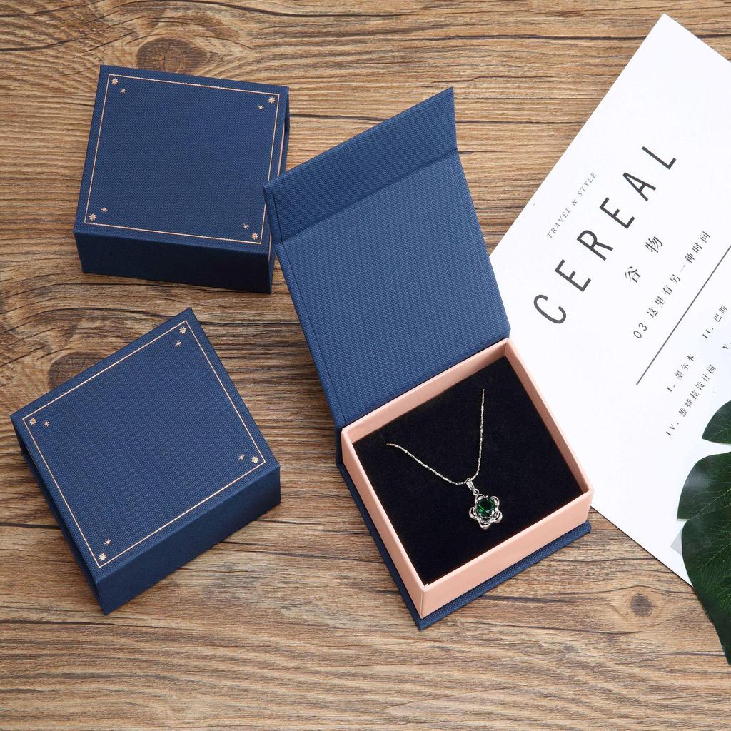 Caixa de Joias Magnética Estilo Coreano para Colar, Brincos e Anéis