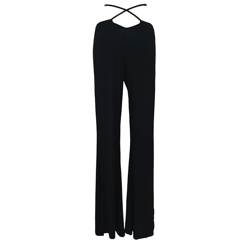 Belly Dance Slim Fit Flared Pants - Women's Beginner Modal Trousers for Oriental Dance Performance