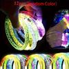 12pcs LED Glow Bracelets Bright Neon Colors, Battery Powered Wristbands for Parties, Festivals Events, Perfect Party Favors  Decorations,