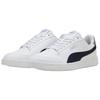 Puma Shuffle Fashion Comfortable Thin Sole Wear-Resistant Low-Top Skate Shoes Unisex Sneakers Black White 309668-38