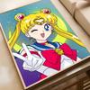 Anime Sailor Moon Diamantmalerei 5D Vollrund/Quadratischer Diamant Mosaik Kunst DIY Kaffeehaus Bar Raum Wanddekoration Einzigartige Geschenke