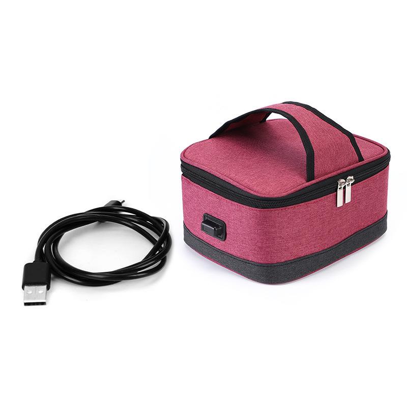 Portable USB Electric Heating Lunch Bag - Insulated and Temperature Controlled for Hot and Cold Preservation