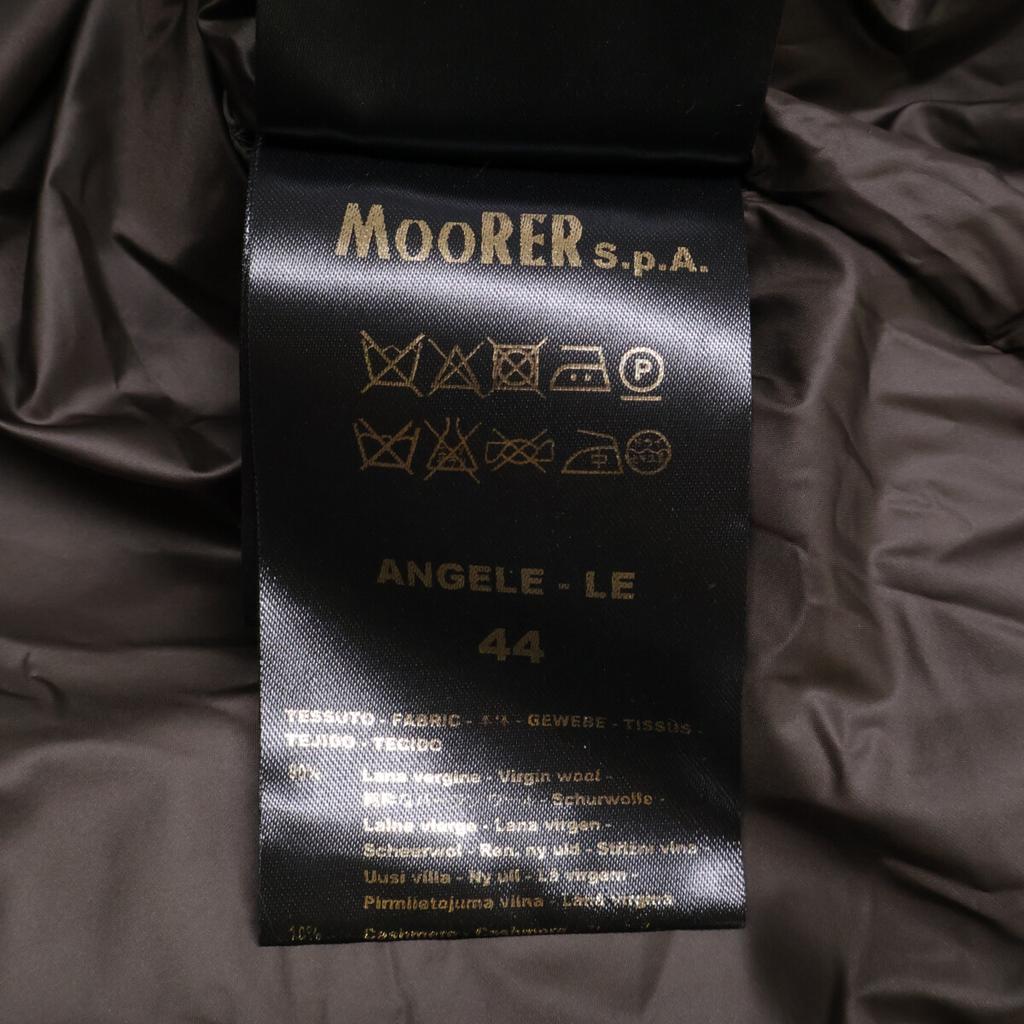 MOORER Excellent condition ANGELE-LE wool cashmere down jacket coat 44 blackUsed