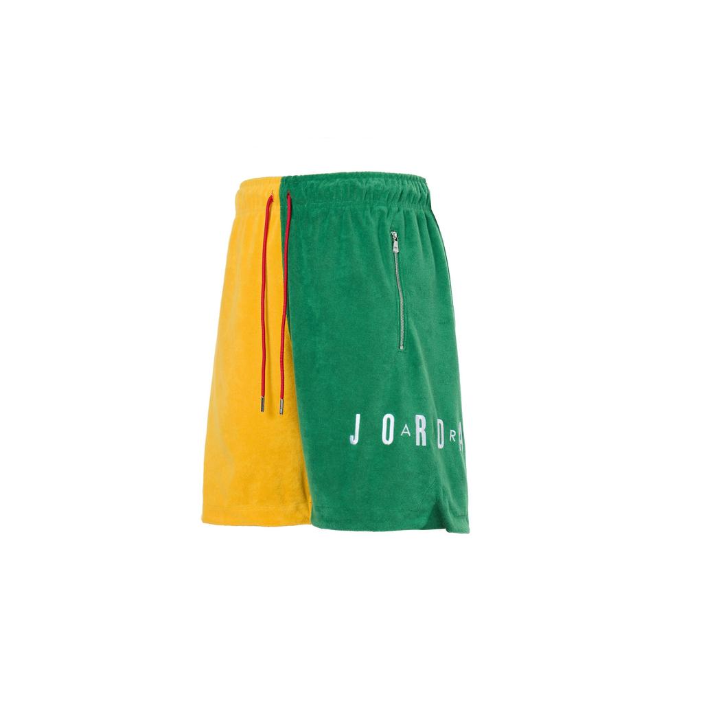 Jordan Sport DNA Color-Block Shorts Men Bottoms Yellow Green CJ6097-728